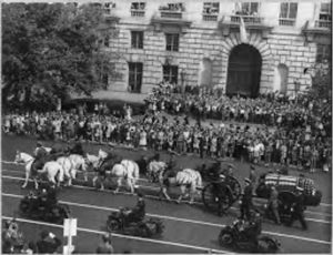 President Roosevelt’s funeral procession