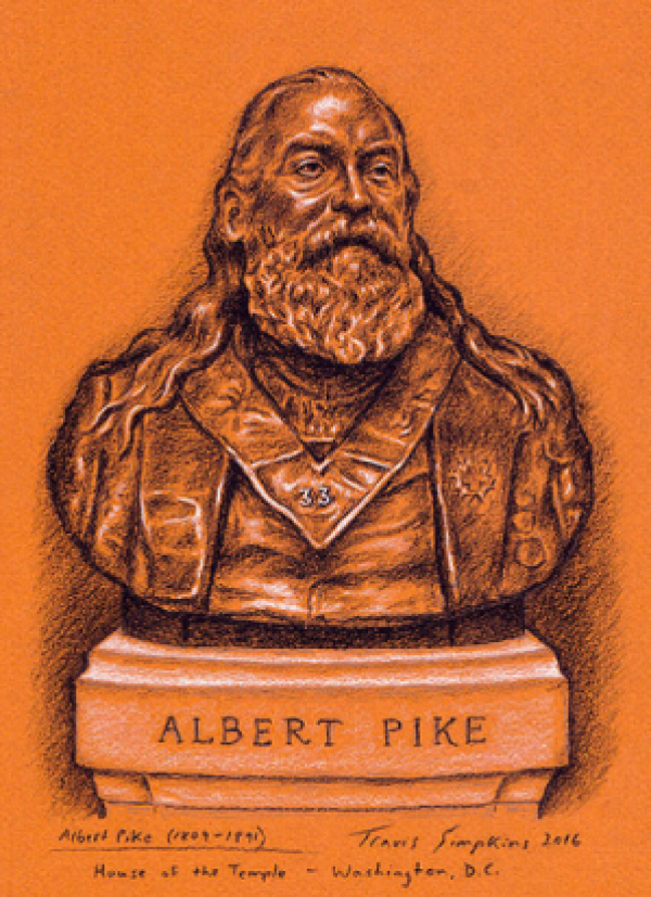 Albert Pike by Travis Simpkins Albert Pike by Travis Simpkins