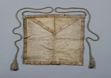 A photo of unidentified Prince Hall Master Mason Apron.