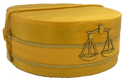 An example of a Scottish Rite cap representing The Council of Princes of Jerusalem.