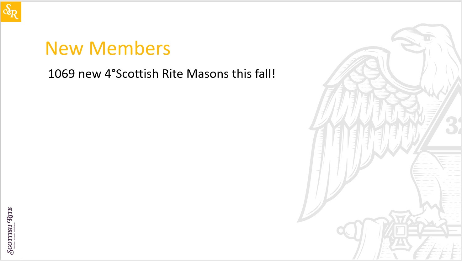 1,069 New Scottish Rite Masons this fall