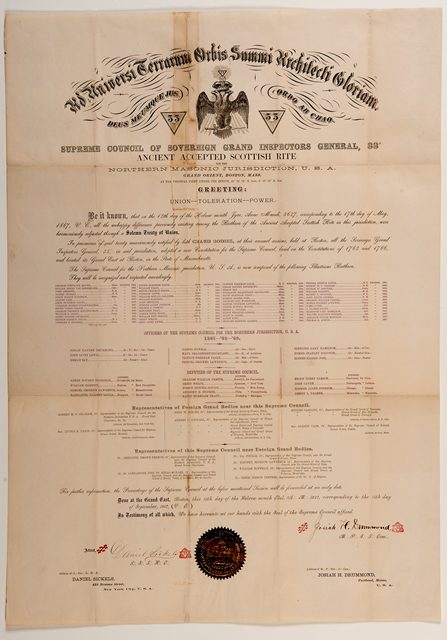 Treaty of the Union of the Scottish Rite NMJ Treaty of the Union of the Scottish Rite NMJ