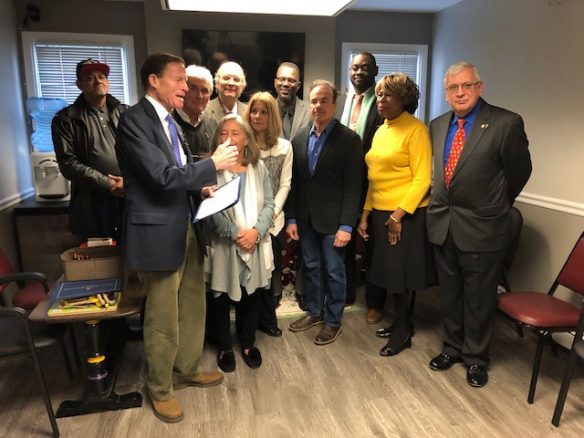 Senator Richard Blumenthal visits the Children's Dyslexia Center Senator Richard Blumenthal visits the Children's Dyslexia Center
