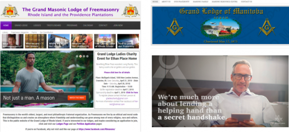 Lodges using Not Just A Man. A Mason. materials Lodges using Not Just A Man. A Mason. materials