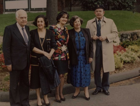 Fariba Houman with parents and Sindey and Mona Baxter Fariba Houman with parents and Sindey and Mona Baxter