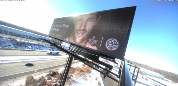 Not Just a Man. A Mason. billboard Not Just a Man. A Mason. billboard