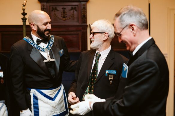 Masonic gathering at a lodge Masonic gathering at a lodge