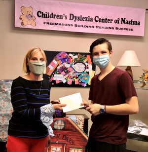 CDC Graduate Sam Carili with Nashua CDC Director Aileen Cormier