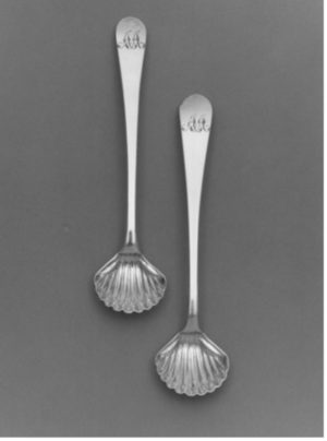 Photograph of salt spoons