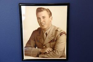 The official U.S. Army photograph of range Leonard “Bud” Lomell