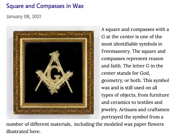Masonic Museum & Library blog post